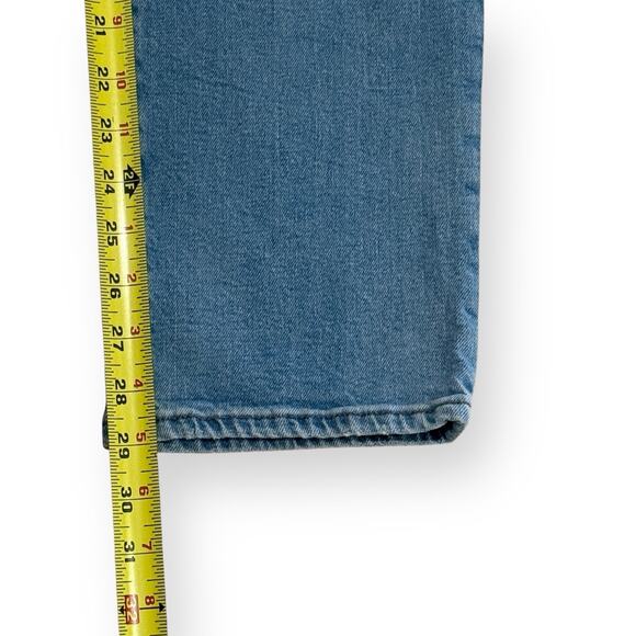 Madewell The Perfect Vintage Straight Leg Jeans Womens 27 Danby Wash Knee-Rip - Picture 11 of 11